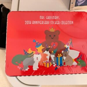 Mrs Grossman 20th Anniversary Sticker Collection tin 275 stickers-factory sealed